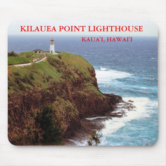 Kilauea Point Lighthouse, Kauai, Hawaii Mousepad (Frente)