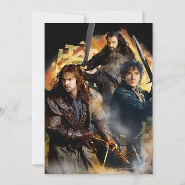 Kili, BILBO BAGGINS™ E THORIN OAKENSHIELD™ Art (Frente)