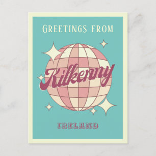 Kilkenny Irlanda - Cartão postal Retro Vintage