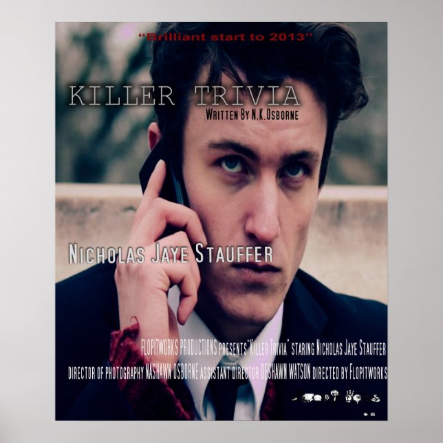 Killer Trivia Poster (Frente)