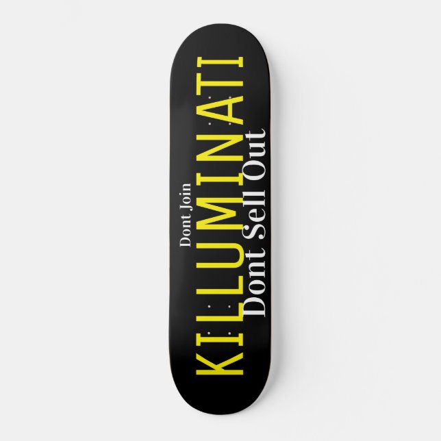 KILLUMINATI Skateboard (Frente)
