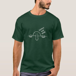 Kilroy estava aqui camisa escura