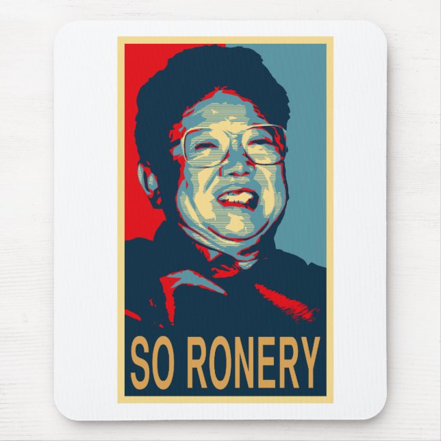 Kim Jong-il assim Ronery Mousepad (Frente)