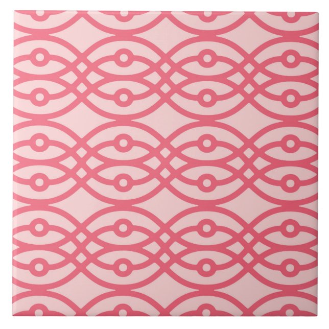 Kimono impressão, rosa-coral (Frente)