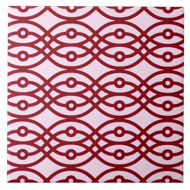 Kimono impressão, rosa e burgundy (Frente)