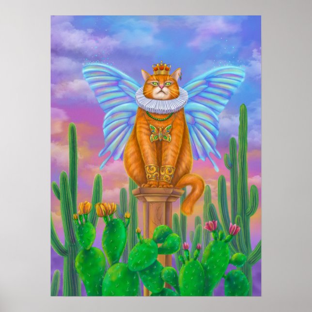 King cat Poster (Frente)