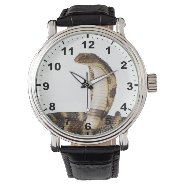 "King cobra" relógio de design (Frente)