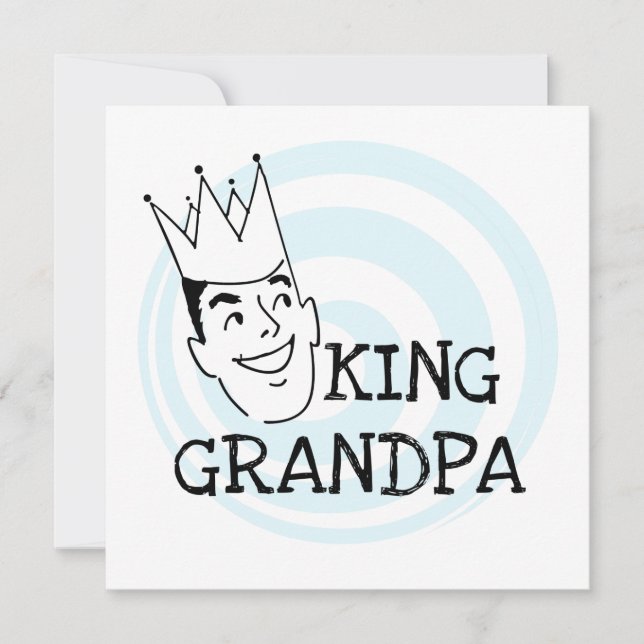 King Grandpa T-shirts e presentes (Frente)