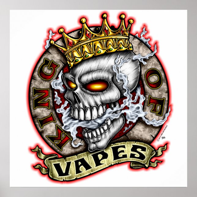King Of Vapes Poster (Frente)