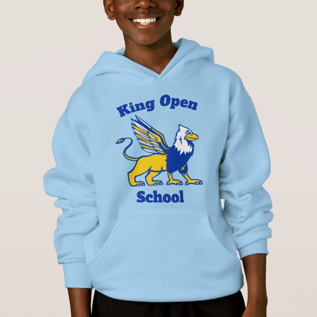 King Open' Hoodie - Crianças (Frente)