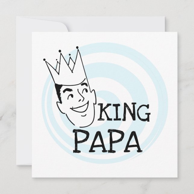 King Papa T-shirts e presentes (Frente)