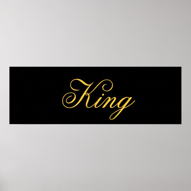 King Poster (Frente)