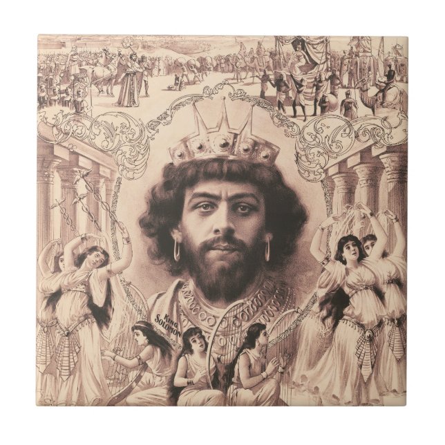 King Solomon cercado por dançarinas (Frente)