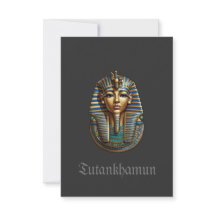 King Tutankhamun Flat Cartões de agradecimentos
