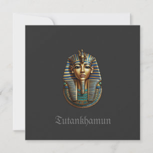 King Tutankhamun Flat Cartões de agradecimentos