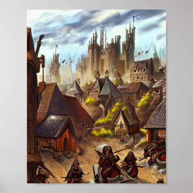 Kingdom Fantasy Digital Art Poster #06 (Frente)