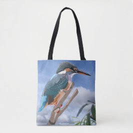 Kingfisher e Willow Tote Bag