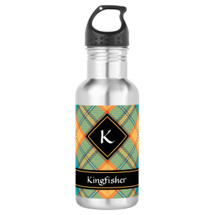 Kingfisher Tartan Garrafa de Água de Aço Inoxidáve