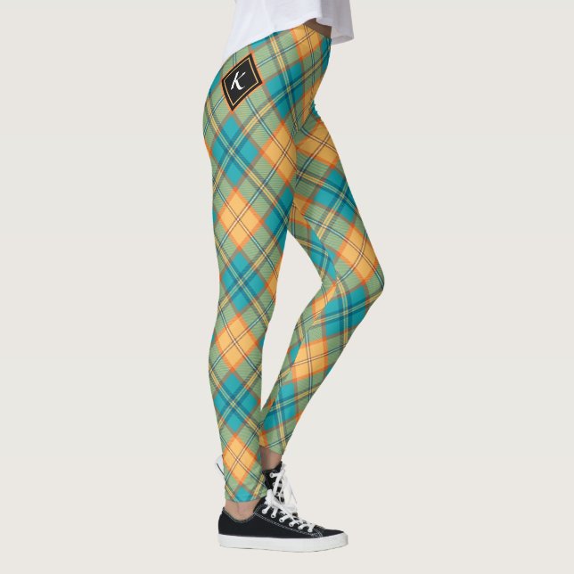 Kingfisher Tartan Leggings (Direita)