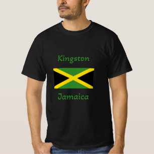 Kingston Jamaica - Camisa de Sinalizador jamaicano