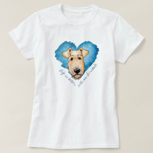 KiniArt Airedale Terrier Camiseta