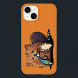 KiniArt Beaver II<br><div class="desc">Arte de castor KiniArt por Artista PUP Contemporâneo,  Kim NIles. © Kim Niles,  KiniArt™ - Todos os direitos reservados</div>