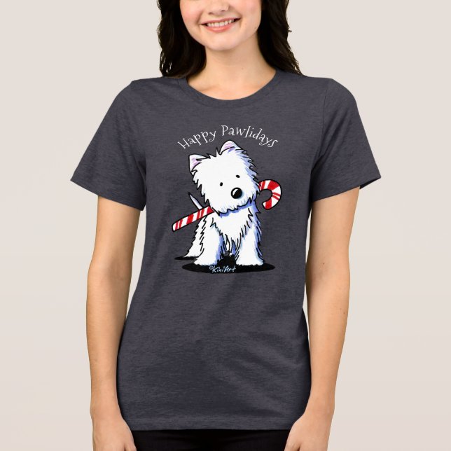 KiniArt Bengala de Natal Westie  (Frente)
