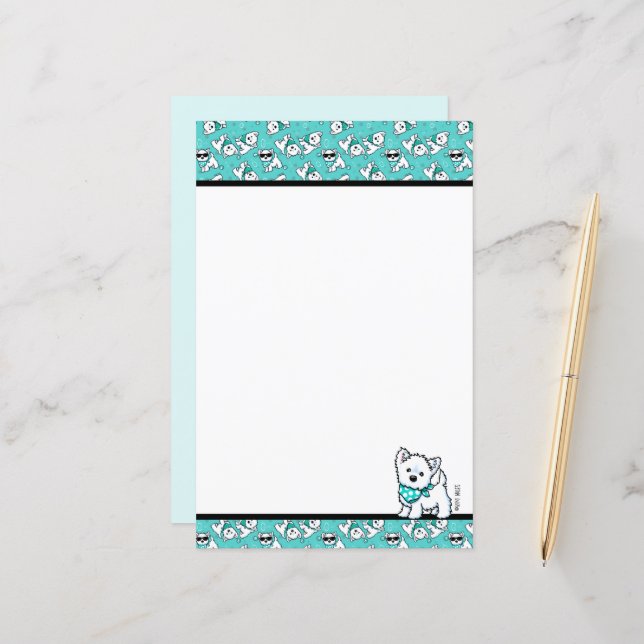 KiniArt Cutieface Westies (Frente/Verso In Situ)