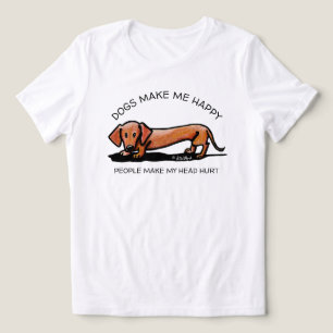 KiniArt Dachshund Dog Lover T-Shirt