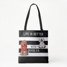 KiniArt DoodleMoji Tote Bag