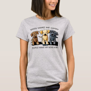 KiniArt Labrador Trio Camiseta