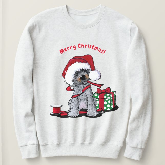 KiniArt Natal DoodleMoji Suéter (Frente do Design)