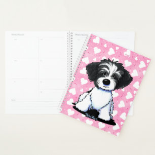 KiniArt Parti Havanese Corações Planejador