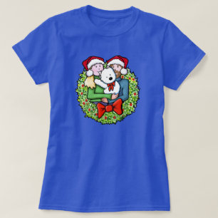 KiniArt Westie Baby Faz Três Camisas T