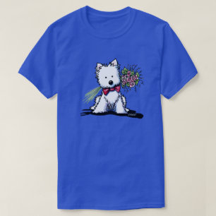 KiniArt Westie Camiseta do Dia dos Namorados