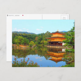 Kinkaku-ji, Quioto, cartão postal do Japão