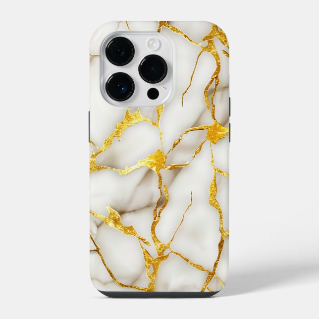 Kintsugi Japonês em Ouro Branco (Verso)