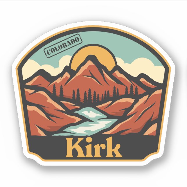 Kirk, Adesivo Colorado (Frente)