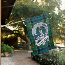 Kirkpatrick Clan Crachá Tartan Flag