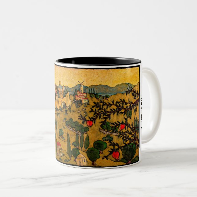 Kis-Lev Jerusalem de Jonathan do ouro caneca de 11 (Frente Esquerda)