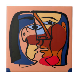 Kisses Cubism Abstrato