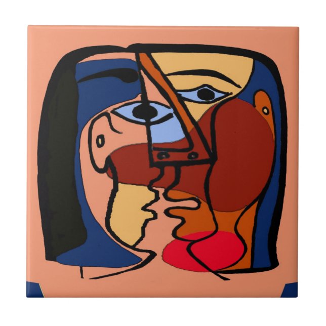 Kisses Cubism Abstrato (Frente)