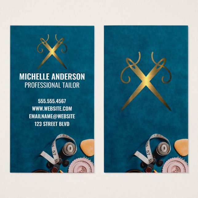 Kit de acessórios de costura | Agulha e thread (Frente & Verso)