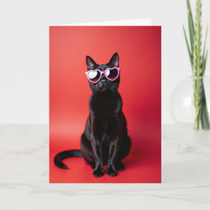 Kit de Cartão de Dia dos Pais com Gatinho Estiloso