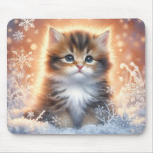 Kit de Festa Mouse Pad Gatinho