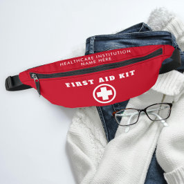 Kit de Primeiros Socorros Vermelho da Cruz Vermelh