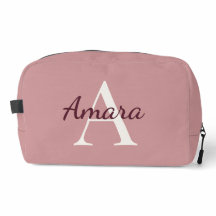 Kit Dopp Personalizado Moderno | Rosa Tea Rose 