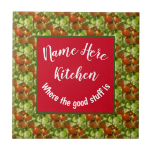 Kitchen Boas Coisas Tomates de Cereja Personalizad