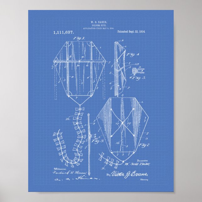 Kite 1914, Poster do Antepe de Arte Patente (Frente)