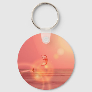 Kiteboard Sunset Chaveiro